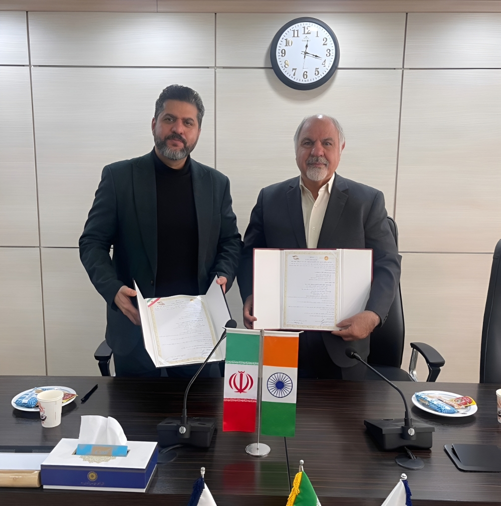 امضای تفاهم&zwnj;نامه همکاری مشترک بین اتاق مشترک بازرگانی ایران و هند و اتاق بازرگانی خرمشهر